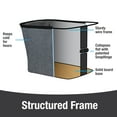 thumbnail image 5 of CleverMade 60 Can Party Tub, Insulated Leakproof Collapsible Beverage Cooler Bucket and Ice Chest for Backyard Parties, Tailgating and Home Entertaining, Charcoal, 5 of 7
