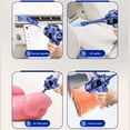 thumbnail image 4 of Lunxisen 2 Pcs Cordless Handheld Vacuum Cleaner Powerful Suction Portable Car Home Cleaning Pet Hair Allergens Lightweight Rechargeable(Double filter element), 4 of 8