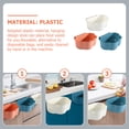 thumbnail image 4 of OULII 3 Pcs Contenant à Ordures en Plastique sous l'Évier pour Usage Quotidien Cuisine, 4 of 8