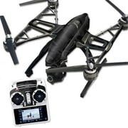 MightySkins YUQ500-Black Camo Skin for Yuneec Q500 & Q500 Plus Quadcopter Drone Wrap Cover Sticker - Black Camo