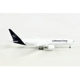 thumbnail image 3 of Boeing 777F Commercial Aircraft "Lufthansa Cargo" White with Dark Blue Tail 1/400 Diecast Model Airplane by GeminiJets, 3 of 4