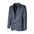 thumbnail image 4 of Mens Blazer Plaid Wool Suit Coats Lapel Long Sleeve Button Suit Business Casual and Formal Suit Jacket, 4 of 9