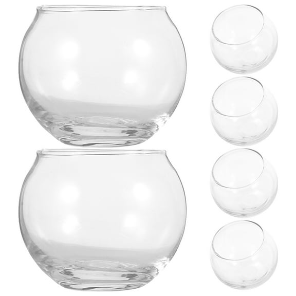 6 Pcs Aromatherapy Candle Holder Empty Cup Christmas Decorations Votive Clear Jar Candlesticks Bedroom Decore for