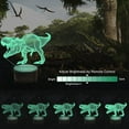thumbnail image 2 of YSITIAN Dinosaur Night Lights for Kids, Dinosaur 3D LED Illusion Lamp with Remote Control 16 Colors Change Andy Timer for Children Bedroom Decoration E1116-474, 2 of 7