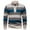 Beige, variant on Men Casual Fashion Striped Half-Zipper Sweater Soft Breathable Fabric Long Sleeve Stand-Up Collar Comfortable for Winter Outdoor Casual Daily Wear Green XXXL