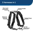 thumbnail image 3 of PetSafe 3 in 1 Dog Harness with Two Point Control Leash, Large, Black, 3 of 7