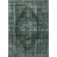 thumbnail image 1 of Ahgly Company Indoor Rectangle Mid-Century Modern Grayish Turquoise Green Oriental Area Rugs, 2' x 4', 1 of 6