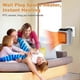 thumbnail image 4 of Space-Saving Electric Heater with 800W Ceramic Technology featuring a Remote-Controlled Timer LED Display and Dual Heat Settings, 4 of 5