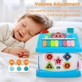 thumbnail image 4 of iYofe Montessori Learning Toys for 1 Year Old Girls & Boys, 8-in-1 Musical Activity Cube with Sound & Lights - First Birthday Gifts Green, 4 of 8