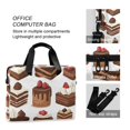 thumbnail image 4 of FORMRS 16" Laptop Bag Carrying Sleeve Case with Handle Travel Shoulder Briefcase, White Sweet Cakes, 4 of 8