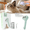 green, variant on Pets Comb; Pets Grooming Brush with Deep Loose Hair Removal & Type-C Fast Charging, Purple (3 Pack) for Cats & Dogs