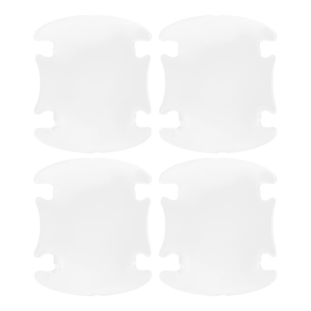 4 protectores de arañazos para manijas de puertas de coche, transparentes, adhesivos para manijas de puertas de coche, protectores de manijas, película protectora para manijas de puertas de coche