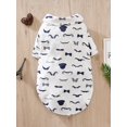 thumbnail image 2 of 1pc Mustache Patterned Gentleman Style Pet Dog Clothes, Suit For Party, Wedding, 2 of 5