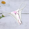 thumbnail image 5 of ZHOUCHANKIDS Women's Valentine's Day Printed Thong Panties Breathable Soft Comfortable Underwear for Her White XXL, 5 of 6