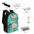 thumbnail image 4 of The Loud House Backpack Bookbag Casual Daypack Travel Backpacks for Work Hiking Camping, 4 of 8