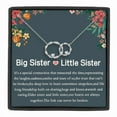 thumbnail image 2 of Silver Silver Interlocking Double-Circle Necklace Sister Birthday Gift for Sisters To Enjoy At Christmas, 2 of 7