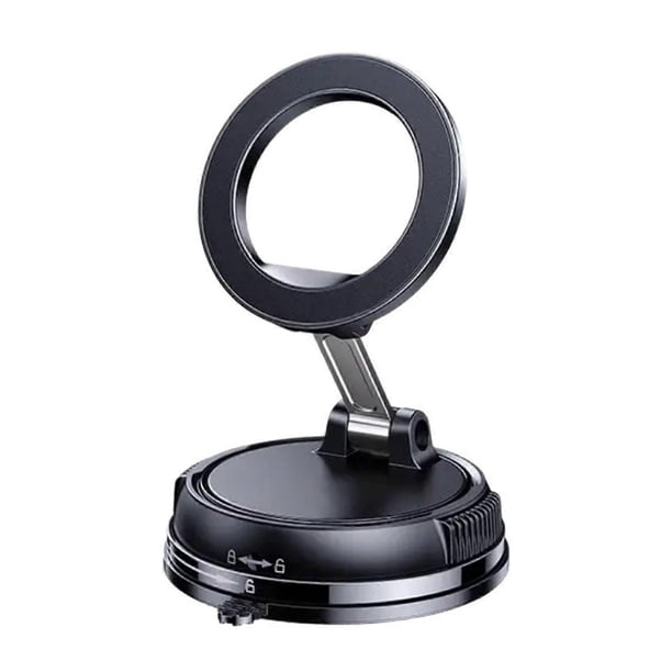 Upgraded 360 Degree Nano Gel Magnetic Car Phone Holder, Strong Magnets Suction Cup Phone Mount for iPhone 16 Pro Max/Androids