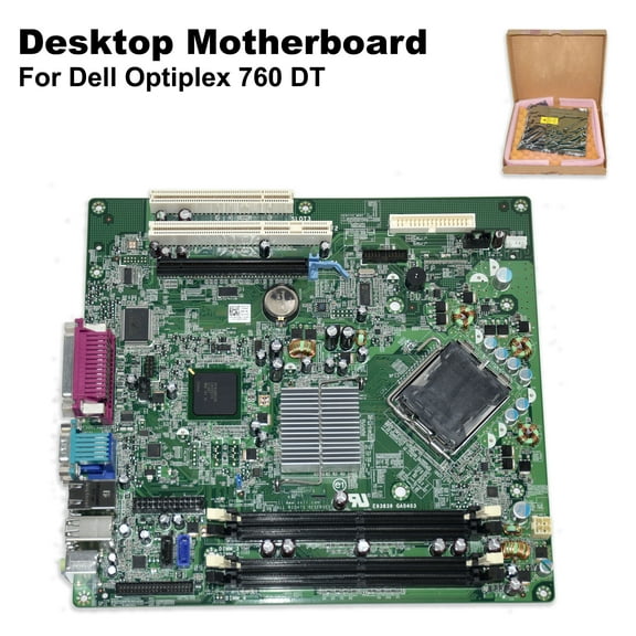 Pre-Owned Dell OptiPlex 760 DT Motherboard LGA775, DDR2, Q43 Chipset, DisplayPort – R230R
