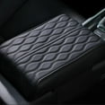 thumbnail image 2 of BallsFHK Upgraded Universal Style Memory Cotton Car Armrest Box Pad, Leather Car Armrest Cushion Center Console Cover Pad, Universal Vehicle Seat Box Cushion, 2 of 3