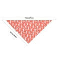 thumbnail image 3 of Bufanda de Pascua de dos caras para perros y gatos | Bandana triangular de licra multicolor | Accesorio elegante y duradero para mascotas | Babero festivo y servilleta para la hora de comer par, 3 of 5