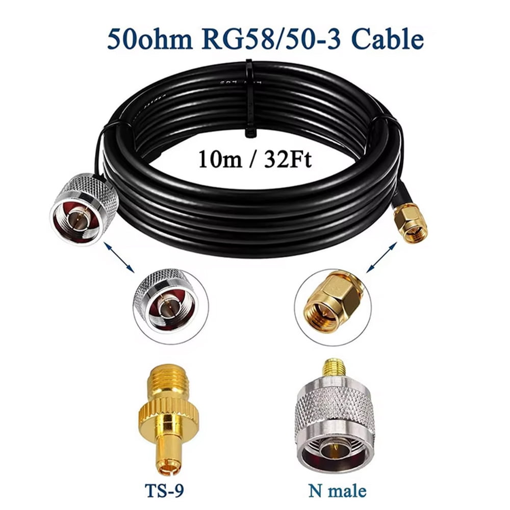 Omni Directional Outdoor 4G 5G LTE Antenna with Higher Gain Longer Range, 10dBi Reception Range