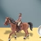 thumbnail image 5 of Caballo de plástico sólido con en miniatura para niños, niñas, niños Zulema Juego de figuritas de caballos, 5 of 8