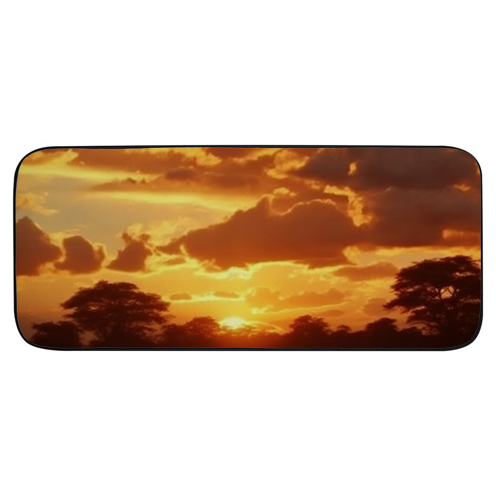 Qinduosi Decorative Door Mat, Door Mat with Non-Slip Rubber Backing, Easy Cleaning, Traps Dirt, for Entry, Patio, Garage 19.68*47.24 in