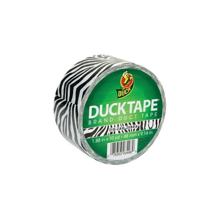 UPC: 0075353034989 | Duck Tape Patterned Duck Tape 1.88 x 10 yds. Zebra