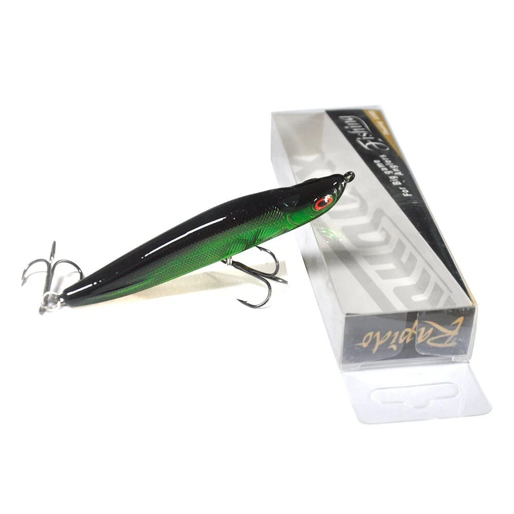 10Pcs 95mm 17g Alburnus Slow Sinking Fishing Lures Crankbait Bass Trout With Box