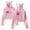 Pink, variant on Kill Tony Tour 2025 Hoodie Cat Ears Hooded Sweatshirt Long Sleeve Crop Top Women's Clothes