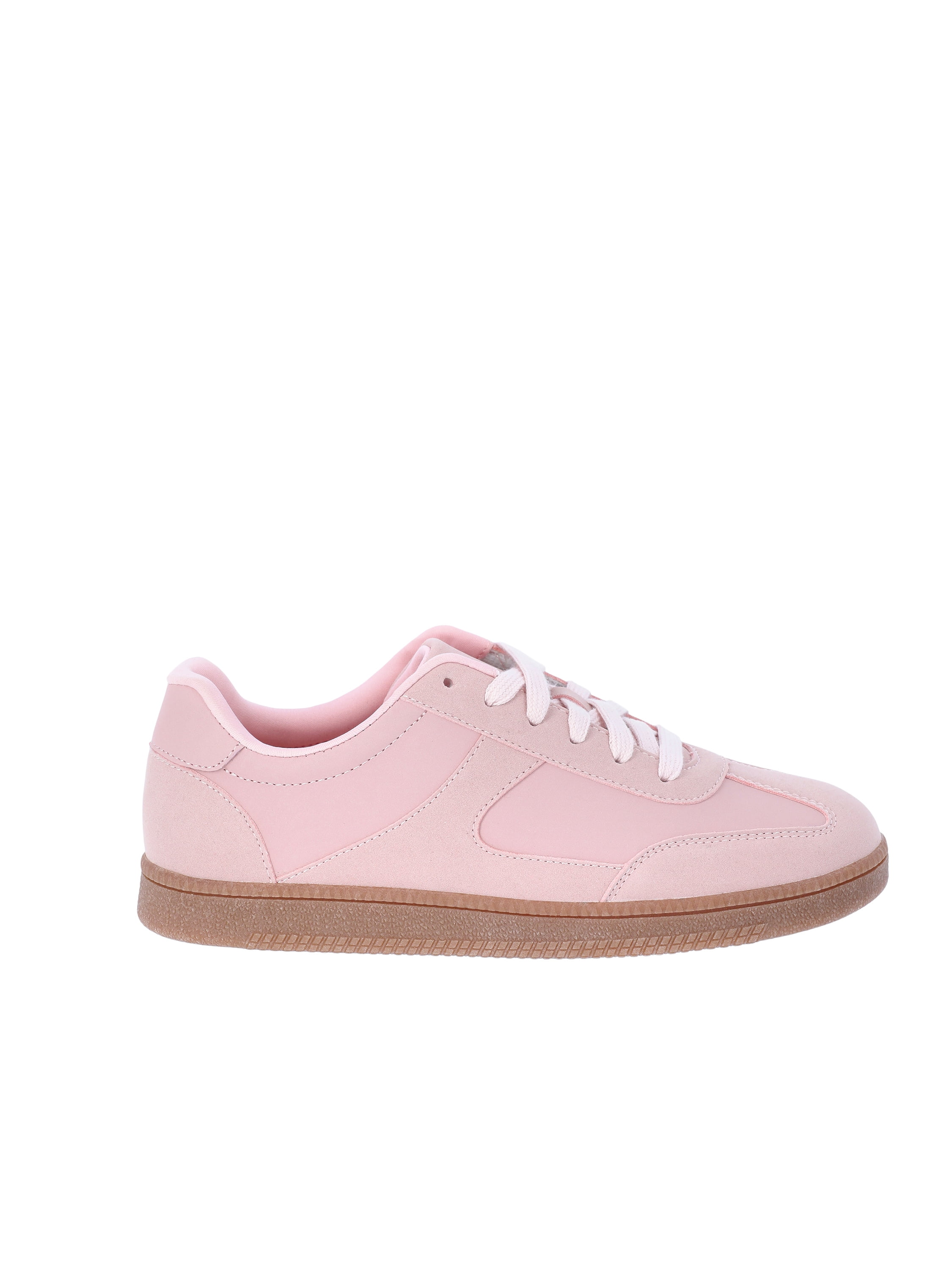 No Boundaries Women's Lace Up Sport Sneakers, Wide Width Available
