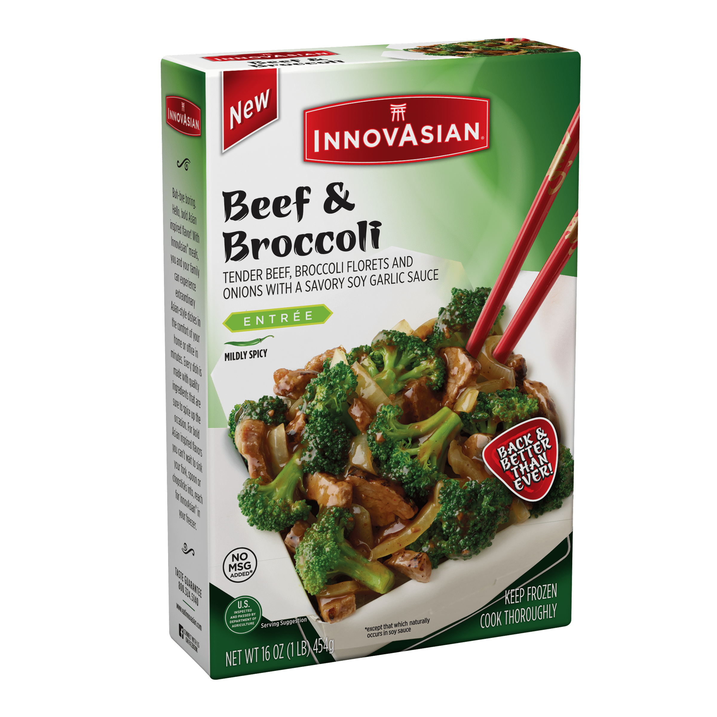 InnovAsian Beef & Broccoli, 16 oz (Frozen Meal)