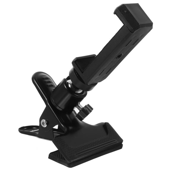 Soimiss Cellphone Holder Stand 360 Rotation Black Rubber ABS for Home 1Set