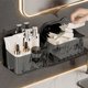 thumbnail image 4 of Caja de almacenamiento de pañuelos de pared | Toallitas húmedas de plástico y organizador de pañuelos | Instalación adhesiva sin taladro | Opciones de color transparente | Inicio Cocina Baño Oficina, 4 of 6