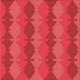 thumbnail image 1 of Ahgly Company Tapis d'Intérieur Lavable en Machine Carré Rouge Transitionnel, 5 Pieds Carré, 1 of 7