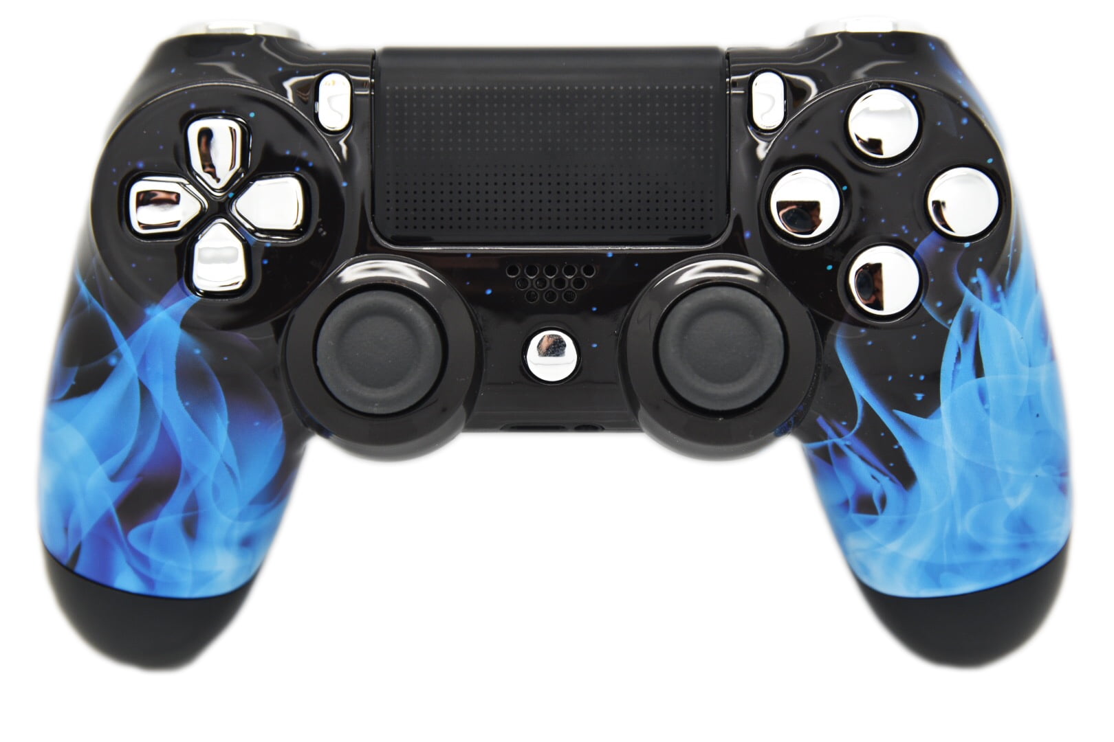 Blue Flame Modded PS4 Rapid Fire Controller, Works With All Games, COD