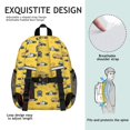 thumbnail image 5 of Police and Sheriff Yellow Pattern Backpack for School, Cute School Bag with Adjustable Shoulder Straps and Padded Back, 15"x11.42"x5.5", 5 of 5