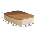 thumbnail image 5 of Plastic Storage Box with Lid, 5.3 x 9.6 x 7in Desktop Organizer for Sundries, Closet Clothes Bin for Home Organization, Household Utility Container, Storage Case, D, 5 of 8