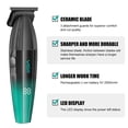 thumbnail image 7 of VGR 906 Fresh Fade Professional Hair Trimmer, 9000rpm Zero Gapped Beard Trimmer for Men, DLC T-Blade Cordless Hair Clipper/Trimmer for Barbers and USB Rechargeable, Green, 7 of 7