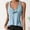 Blue, variant on Tank Tops for Women 2025 Summer Ribbed Henley Button Down Blouses Casual Sleeveless Basic Solid Cami T-Shirts