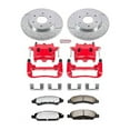 thumbnail image 2 of PowerStop Front Z36 Truck & Tow Brake Pad and Rotor Kit with Red Powder Coated Calipers Fits: INFINITI NISSAN Select Models KC211-36, 2 of 4