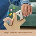 thumbnail image 4 of Fisher-Price Wooden Balance Tree Stacking Activity Toy, for Toddler Development Play, 10 Pieces, 4 of 7