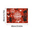 thumbnail image 3 of Halloween Doormat Scary Non Entry Rug For Front Door Indoor Outdoor Welcome Mat Durable Polyester Carpet Microfiber Leopard Blanket Big Knit Throw Blanket Twin Soft Blanket Throw Blanket Western Soft, 3 of 4