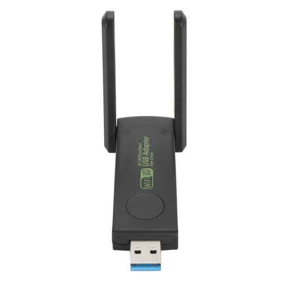 Card Adapter, 2.4G 5G Dual Band Driver Free Professional 1300Mbps USB WiFi Adapter For PC