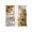 Brown, variant on Farmhouse Sunflower Sheer Curtains 63 Inch Length 2 Panels Set Window Treatments, Vintage Daisy Butterflies Rustic Wood Rod Pocket Semi Curtains for Living Room/Bedroom/Kitchen Décor, 104"W x 63"L