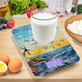 thumbnail image 7 of Tower Birds Sea Painting Sun Food Scale Digital Kitchen Scale Waterproof Tempered Glass Tare Function 11 lb for Baking Cooking Meal Prep, 7 of 7