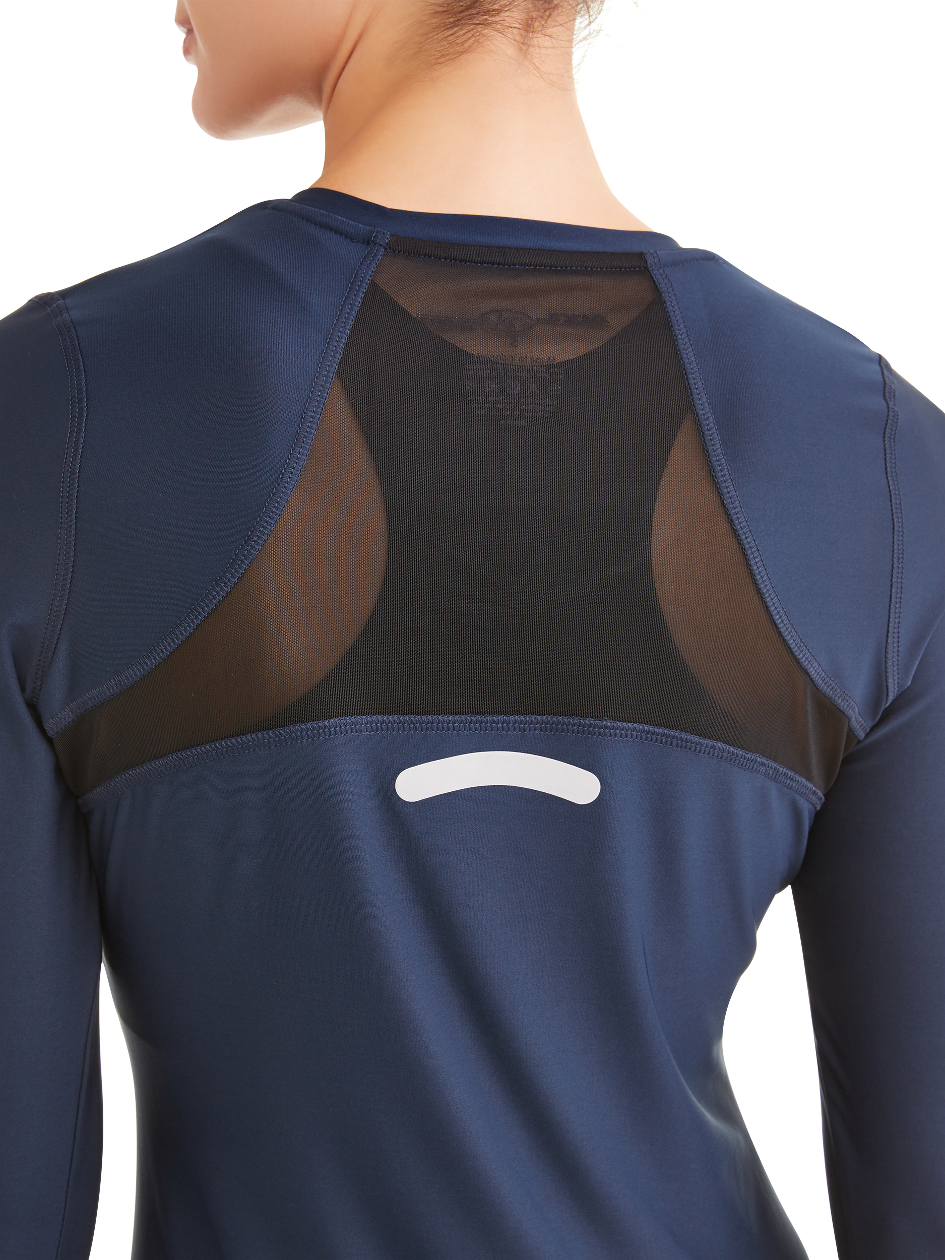 New York Laundry Women’s Active Long Sleeve V-Neck Mesh Top - image 4 of 4