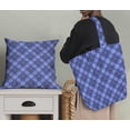 thumbnail image 5 of Soimoi Polyester Crepe Fabric Diagonal Check Printed Fabric 1 Yard 42 Inch Wide, 5 of 5