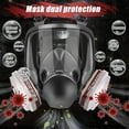 thumbnail image 2 of Full Face Gas Mask Gas Masks Survival Nuclear and Chemical, Reusable Respirator Mask, 2 of 6