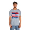 thumbnail image 4 of DR on the DL Tee, Dominican Republic Flair T-shirt, Caribbean Cool Tee, 4 of 4